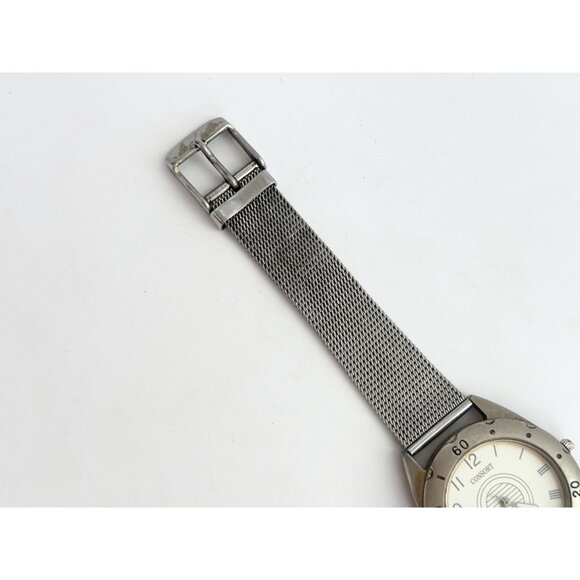 Consort Silver Toned V-180 Vintage Unisex Wristwatch - 35mm - WORKS! - Picture 3 of 13
